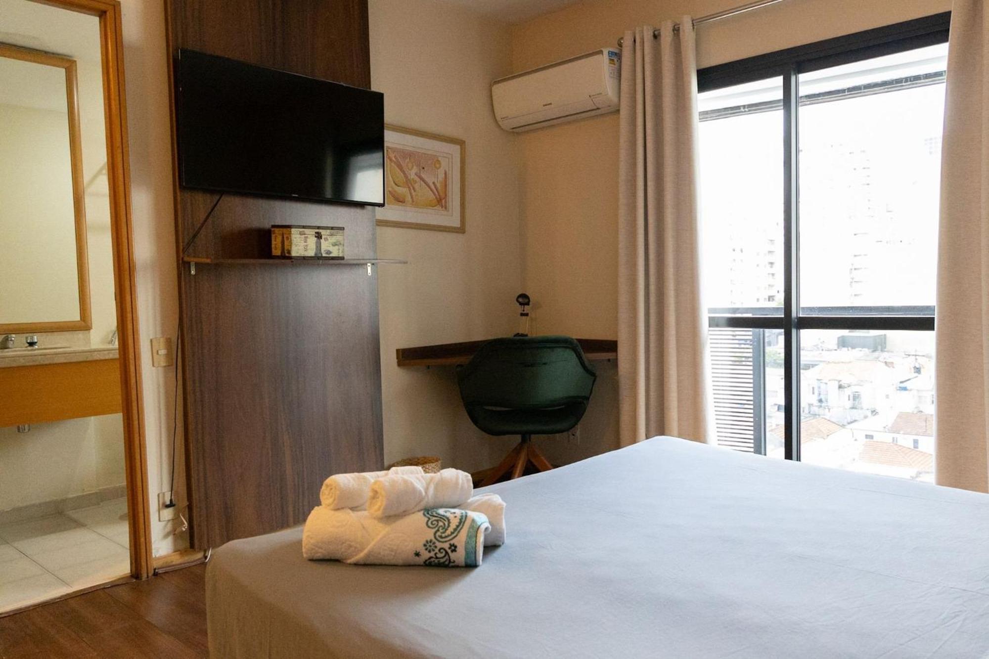 Elegant Flat Jardins - Garagem, Ar Cod, Hotel São Paulo Ngoại thất bức ảnh